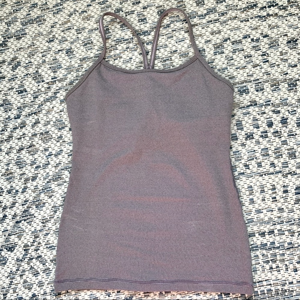 Lululemon striped tank top